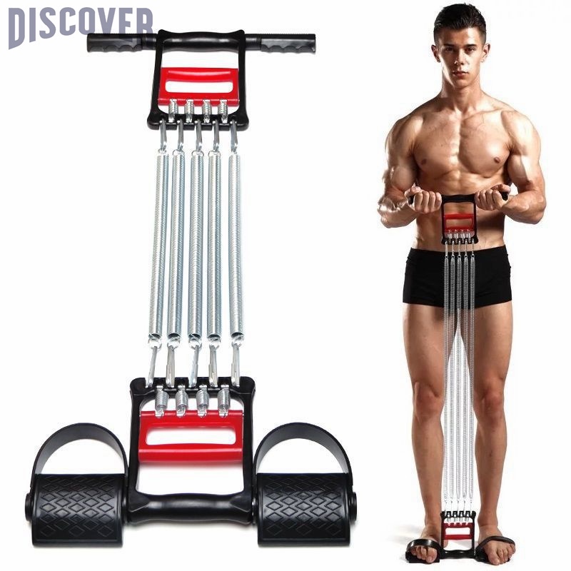 "Bàn Đạp Đa Năng 5 Dây Kéo Lò Xo – Phiên Bản Nâng Cấp Tập Gym Tại Nhà, Tăng Cơ Ngực & Tay Hiệu Quả, Gọn Nhẹ – Dễ Dùng – Bền Bỉ