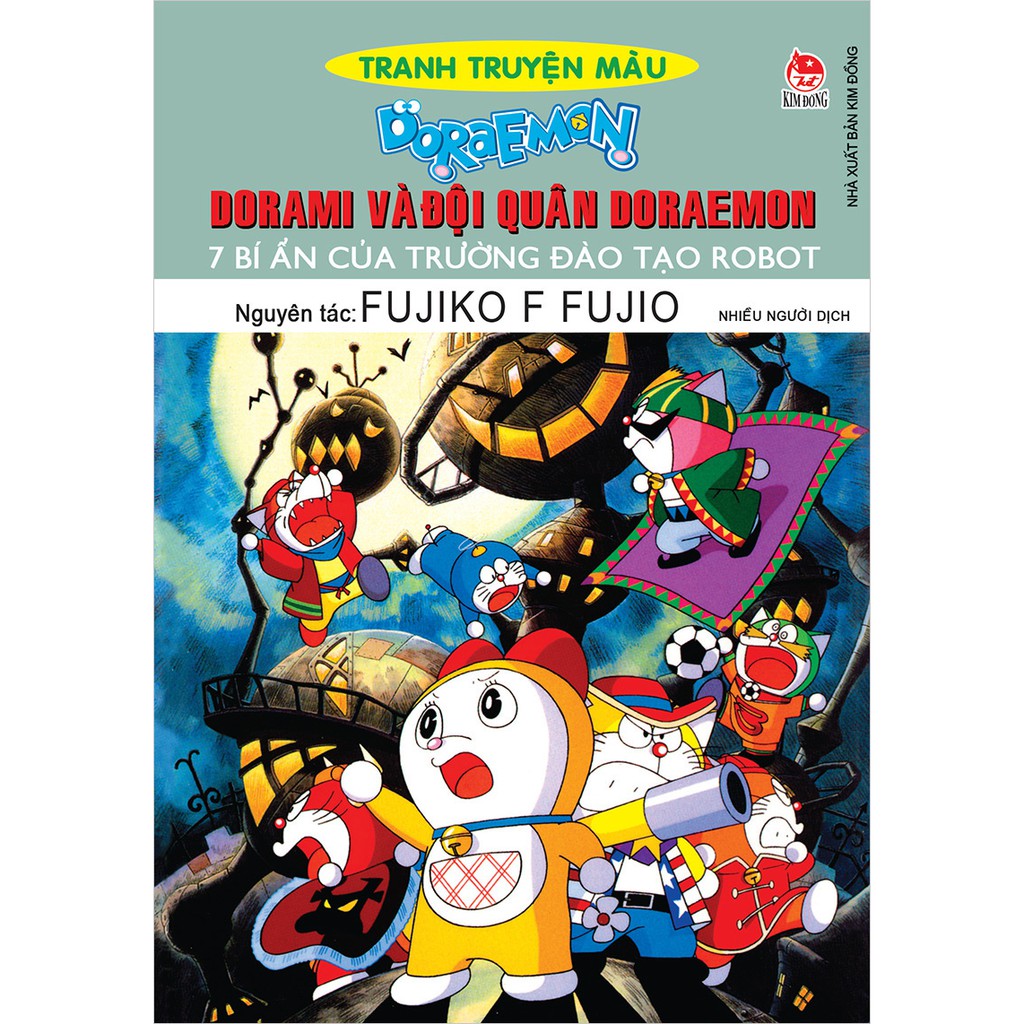 Truyện tranh Doraemon tranh truyện màu: Dorami và đội quân Doraemon - 7 bí ẩn trường đào tạo Robot -