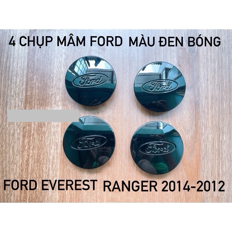 4 CHỤP MÂM FORD RANGER EVEREST 2014-2022 KÍCH THƯỚC 70mm CAO CẤP GIÁ RẺ (giá 1 cái)