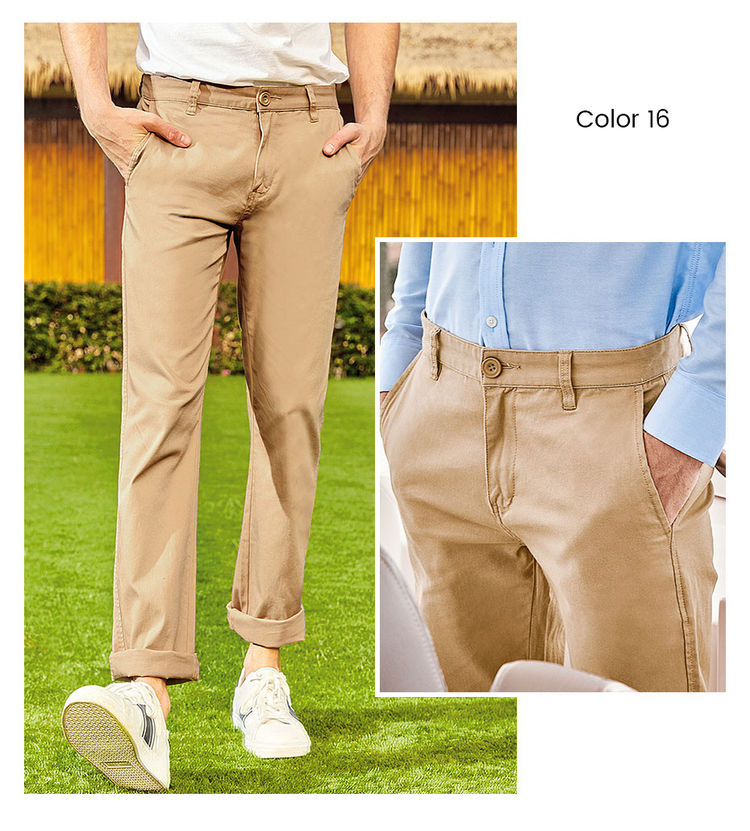 Giordano Men Pants Men Khaki Pantalon Homme Slim Pants Men Quality Trousers  Men Cotton Business Casual Modern Pantalones Hombre