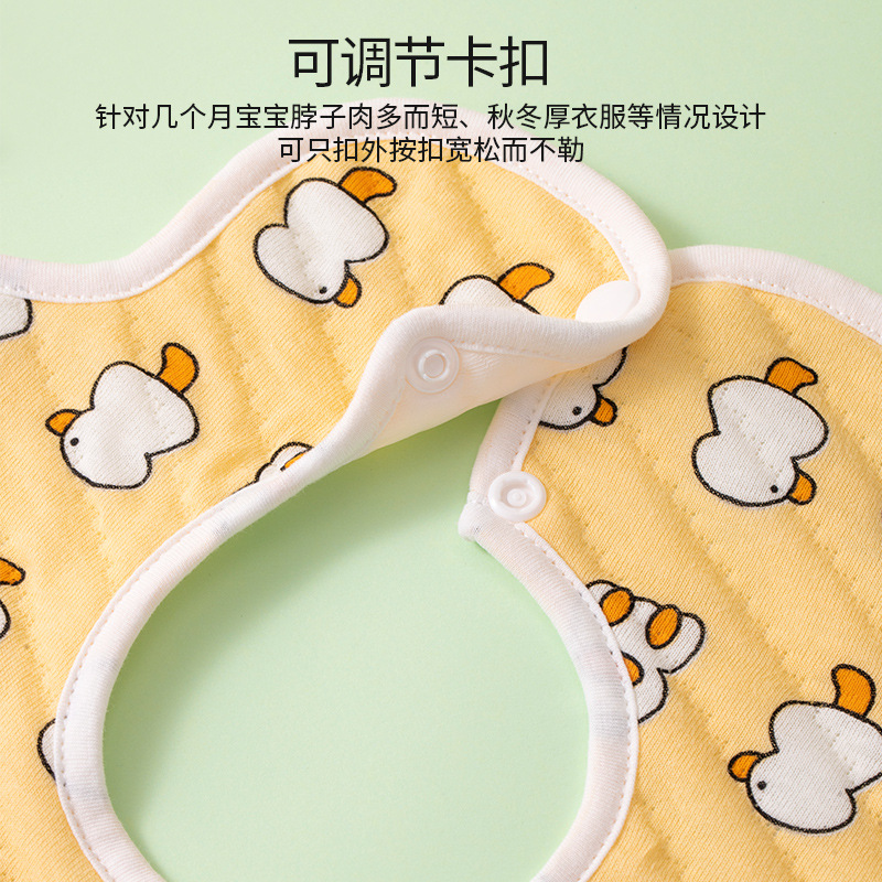 [YYL]❦⊰ Saliva Towel Baby Newborn Baby Bib Pure Cotton Waterproof Vomit Milk Supplies Rotatable Bib Breathable Autumn and Winter Scarf Safe Non-Toxic Silicone