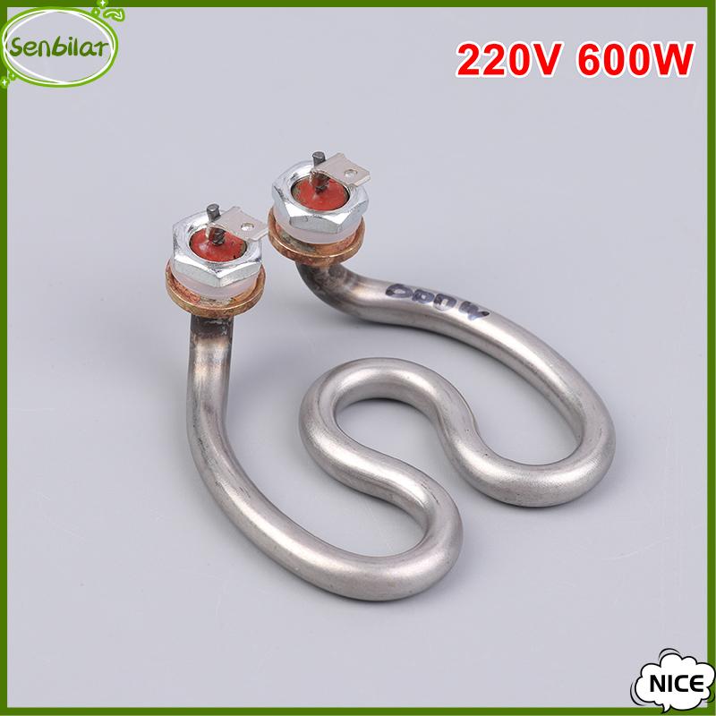 [Senbilar] 500W 600W 220V Ấm đun nước điện không gỉ yếu tố làm nóng móng ngựa nước điện ống nhiệt cho máy pha cà phê - 3