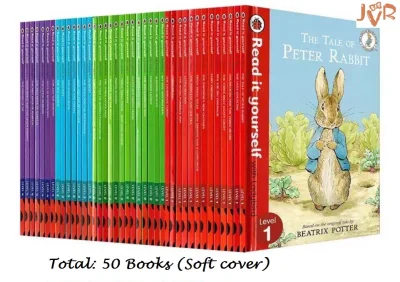 [E47] Ladybird Read It Yourself Collection (Level 1 - 4) Total 50 books for early readers **SOFT COVER**