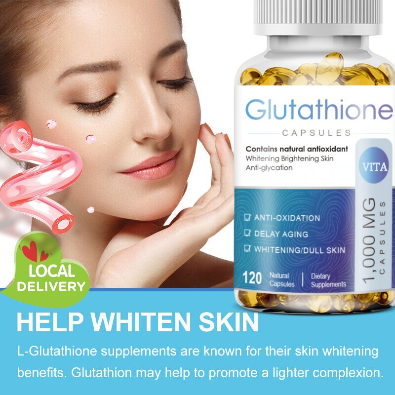 VITA Vegan Glutathione & Collagen Capsules for Skin Whitening