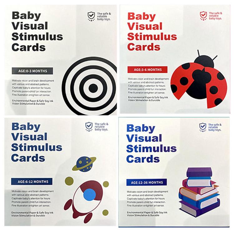 Baby Flash Cards 16Pcs High Contrast Baby Cards For Newborn Flash Cards For Toddlers Sensory Toys For 0-3 Years Babies Visual Perception Imagination Brain Eye Coordination liberal