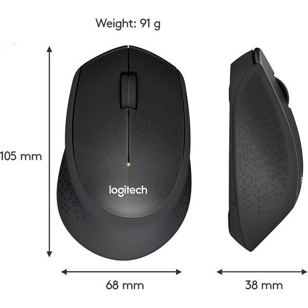 Chuột máy tính không dây logitech m330 2.4ghz cổng usb