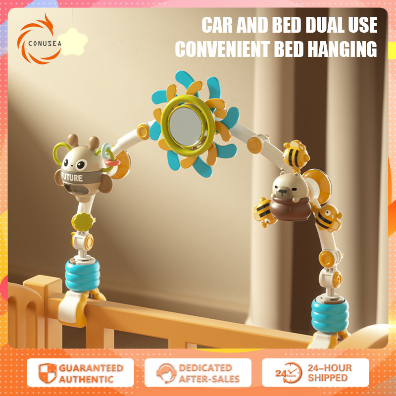 CONUSEA Baby bee bed bell rattle children s toys crib hanging toys for baby