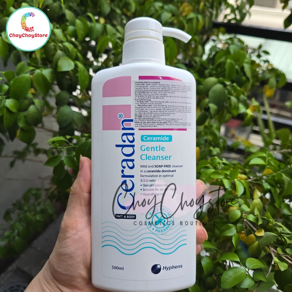 Sữa rửa mặt & toàn thân Ceradan Gentle Cleanser Không cần nước, làm sạch dịu nhẹ cho da nhạy cảm - ✔️ Làm sạch bụi bẩn, dầu thừa nhẹ nhàng ✔️ Không cần rửa lại với nước – tiện lợi mọi lúc ✔️ Giữ độ ẩm tự nhiên, không gây khô da ✔️ Làm dịu da kích ứng,