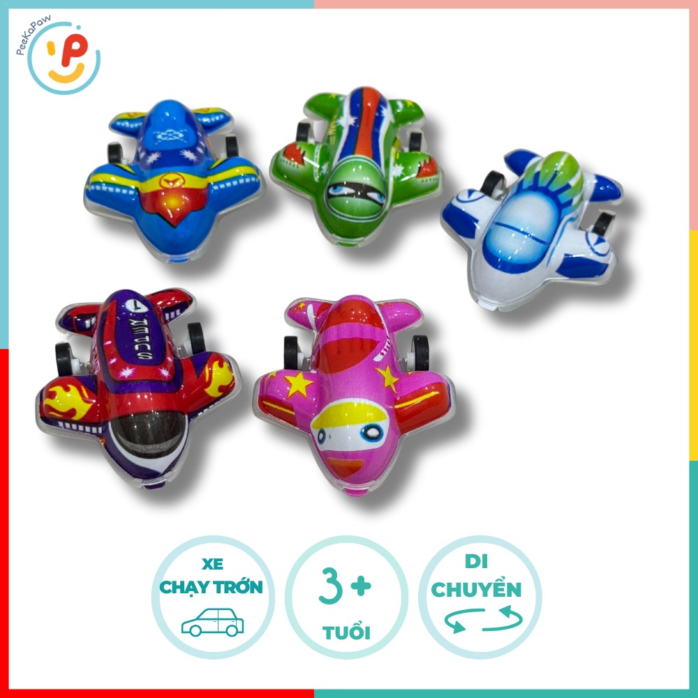 Máy bay trớn mini 5cm nhiều màu PeeKaPaw Toys