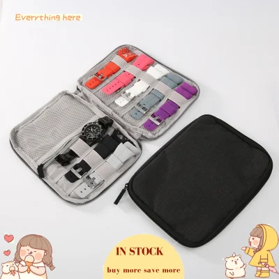 For Watch With Collection Bag Portable Travel Watch Strap Organizer Watchband Holder Storage Bag Zipper Pouch