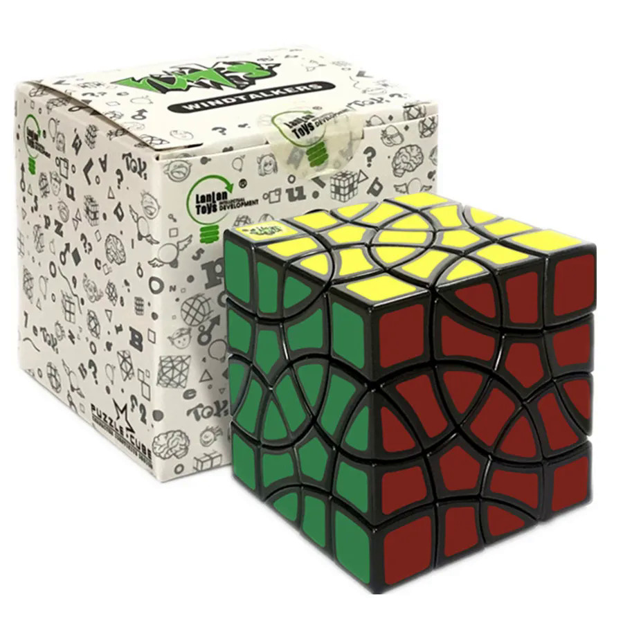 Lanlan 4 Góc Cube Cộng Với Chuyên Nghiệp Cubo Magico Đồ Chơi Câu Đố Cho Trẻ Em Trẻ Em Món Quà Đồ Chơi 4 Góc Gemini CubeMM-01