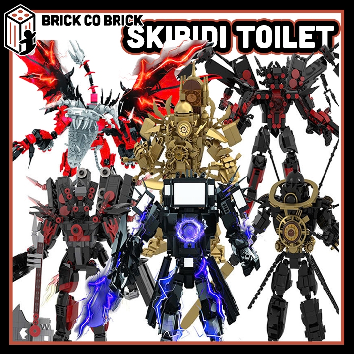  Skibidi Toilet 4 Mô hình Lắp ráp Titan Speaker Man Titan Clock Man Đồ chơi Titan Tivi Man V3 Titan Drill ST-925 