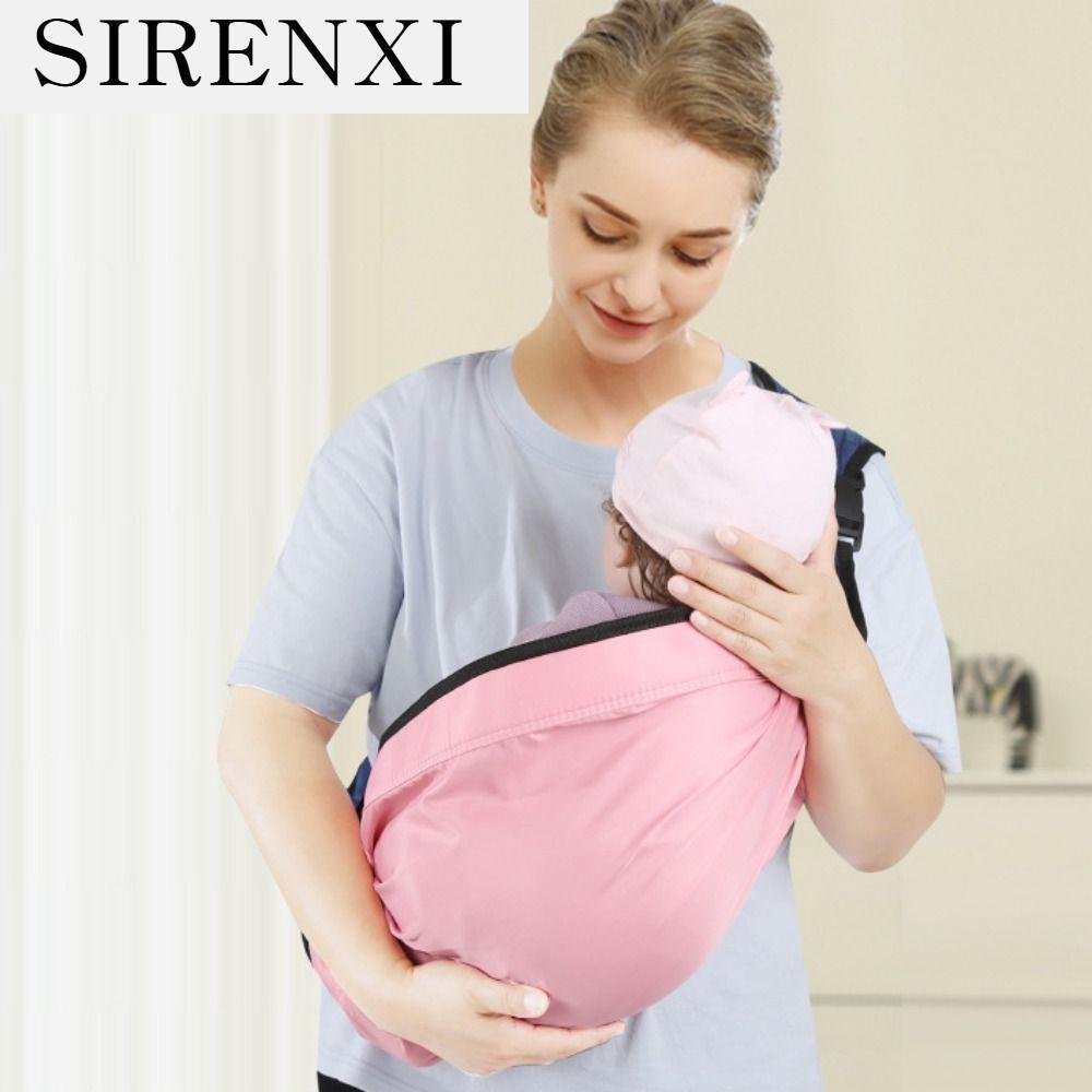SIRENXI กระเป๋าจิงโจ้สำหรับทารก กระเป๋าใส่ทารก ถือด้านหน้าทารกแรกเกิด ผ้าคอตตอน สลิงห่อทารกแรกเกิด แบบพกพาได้ ตาข่ายแบบตาข่าย เป้สะพายหลังทารก ทารกแรกเกิด ราคา 187 บาท*ส่งฟรี