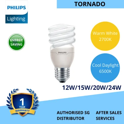 Philips Tornado E27 12W/15W/20W/24W 2700K/6500K