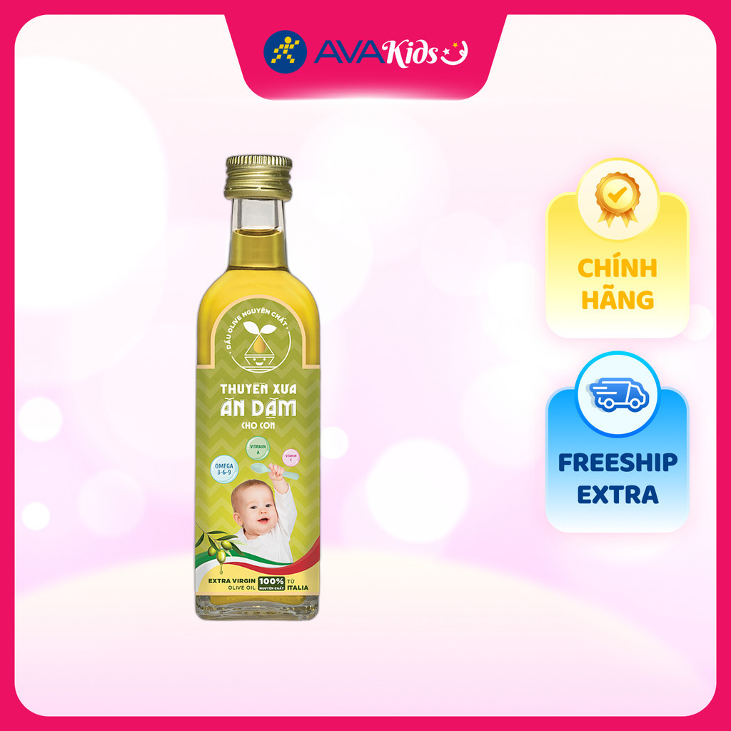 Dầu oliu Thuyền Xưa ăn dặm cho bé chai 65 ml (từ 6 tháng)