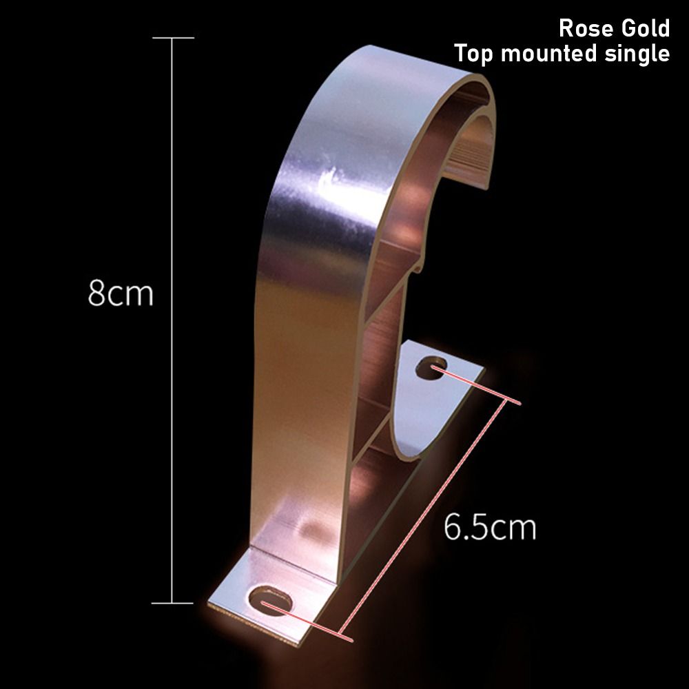 Duy Nhất Đôi Treo Thanh treo rèm Khung Nhôm Hợp Kim móc treo thanh hỗ trợ Kẹp Thanh kẹp cố định giá treo tường Đường Ray Giá
