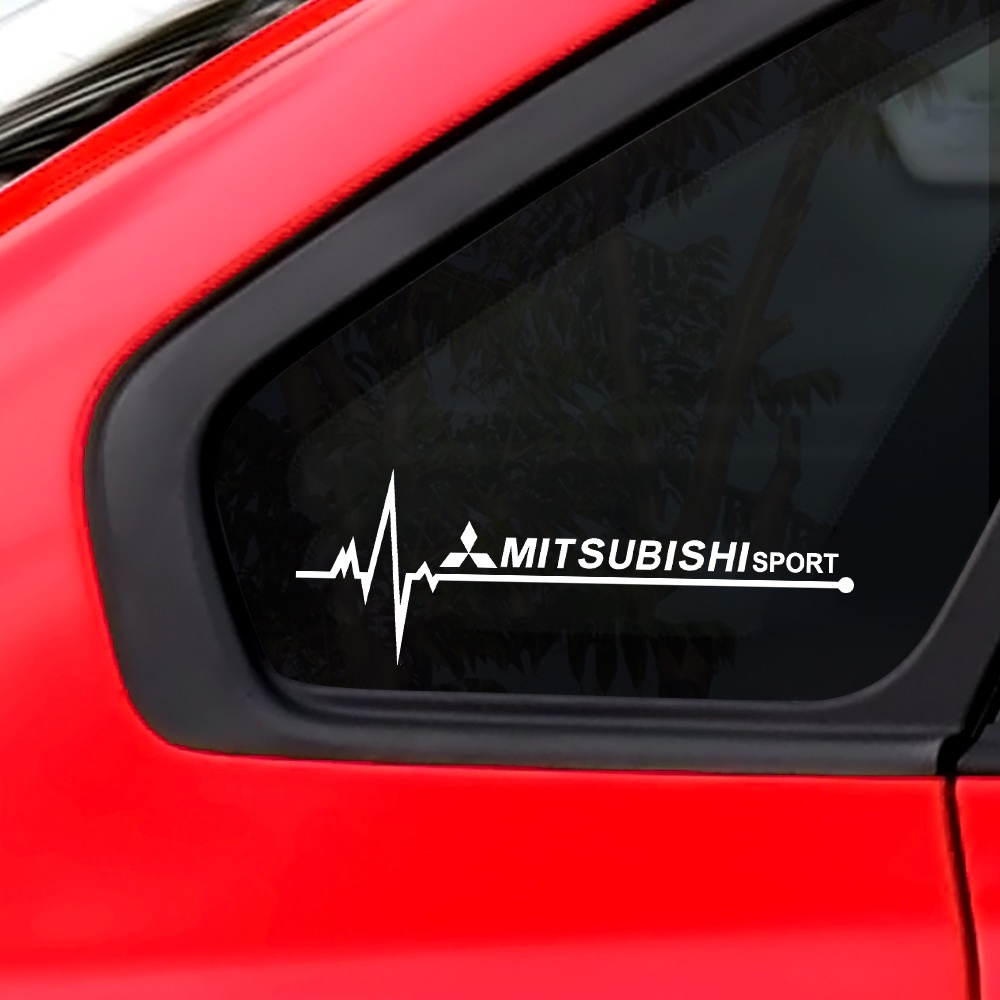 Mitsubishi Reflective Vinyl Sticker, Protective Tape, Car Decoration, Cutting, Electric Vehicles, Cars, Windows, Helmets, Tail Lights, Revo Xforce Colt ราคา 63 บาท*ส่งฟรี