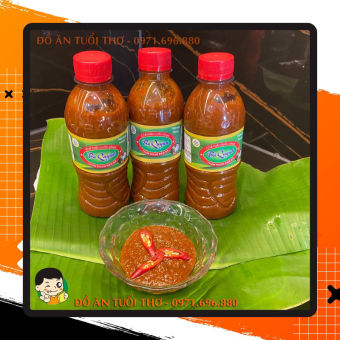 mắm ruốc chua caʏ - mắm tép bà Quýnh đặc sản Nghệ An(Đô Lương)
