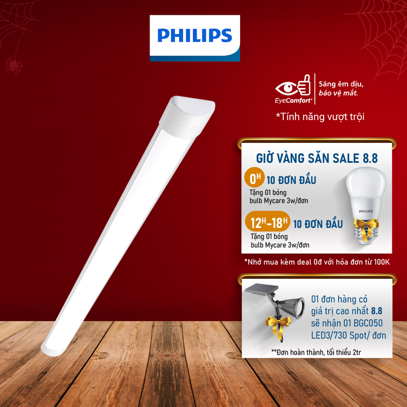 Bộ đèn bán nguyệt philips led bn001c 20w/ 40w