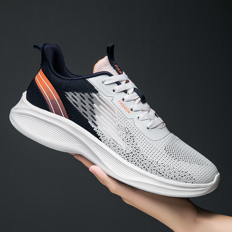 Sports Shoes for Men and Women Fly Woven Running Shoes Breathable Lightweight Fashion Trend Student Sport Sneaker Unisex - 4