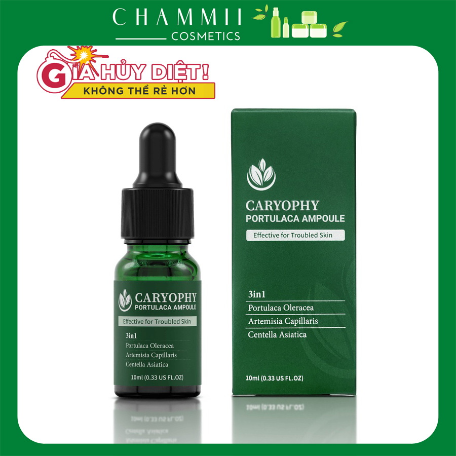 Serum giảm mụn thâm Caryophy 10ml xóa sạch mụn trứng cá, mụn bọc, sưng đỏ đầu đen