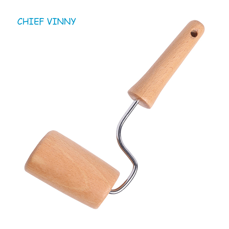 Thép Không Gỉ Bằng Gỗ lăn bột Pin Pastry Con Lăn Và Bánh Pizza Baker Con Lăn Nướng Hạt Bánh Quy Bánh Quy dụng cụ nhà bếp dụng cụ nhà bếp