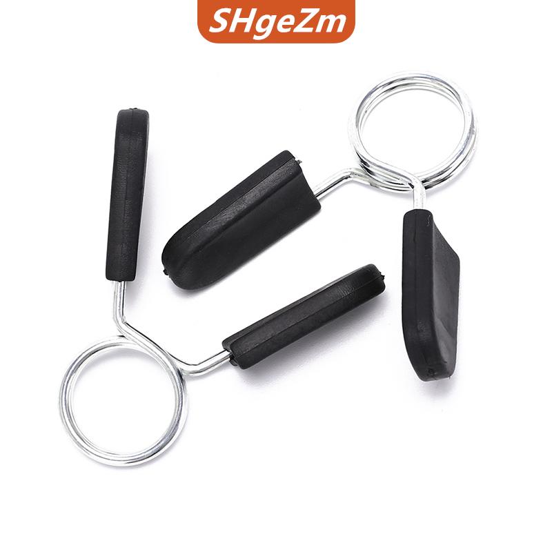 [COD] SHgeZm 2 chiếc kẹp lò xo màu đen 25mm cho quả tạ trọng lượng thiết bị tập thể hình