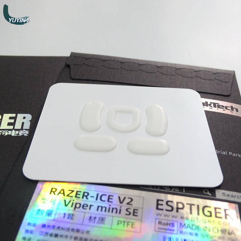 YUYIN4 1 gói ban đầu esptiger eSports hổ Ice V2 Chuột Giày trượt cho Razer Viper Mini SE chữ ký phiên bản minise Chuột chân lướt