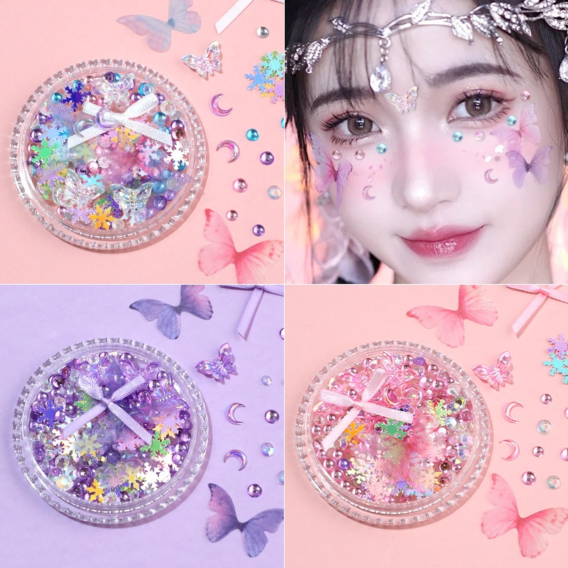 Charm Đá Đính Mặt BlingBling – Dán nail, trang điểm, phụ kiện makeup lấp lánh hot trend
