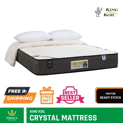 [Bulky] King Koil CRYSTAL Mattress, 10in Chiro Coil, Available Sizes (King, Queen, Super Single, Single) *READY STOCK*