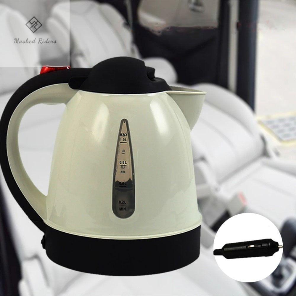 ED Di động Ấm đun nước điện xe hơi 1000ml 12V 24V Bình trà nóng cho xe tải Nồi hơi nước Sức chứa lớn Bình nước nóng xe hơi Du lịch