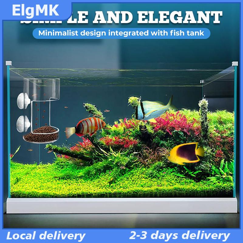 ElgMK Khay nạp thức ăn cho bể cá 2025 ổn định cốc hút thức ăn khay thức ăn thuận tiện cho ăn hàng ngày cho bể cá gia đình