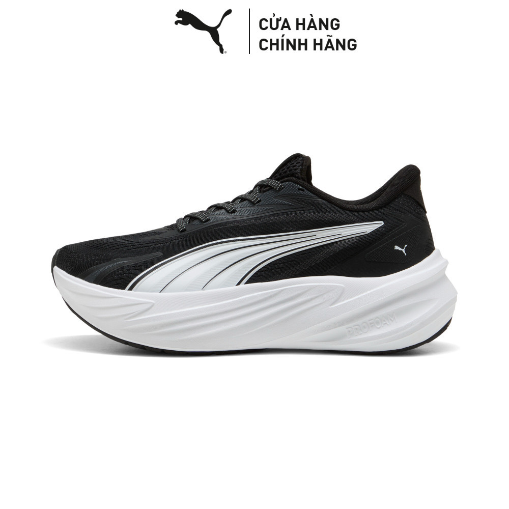 Giày Chạy Bộ PUMA Unisex Maxima Pro Black-White Màu Đen