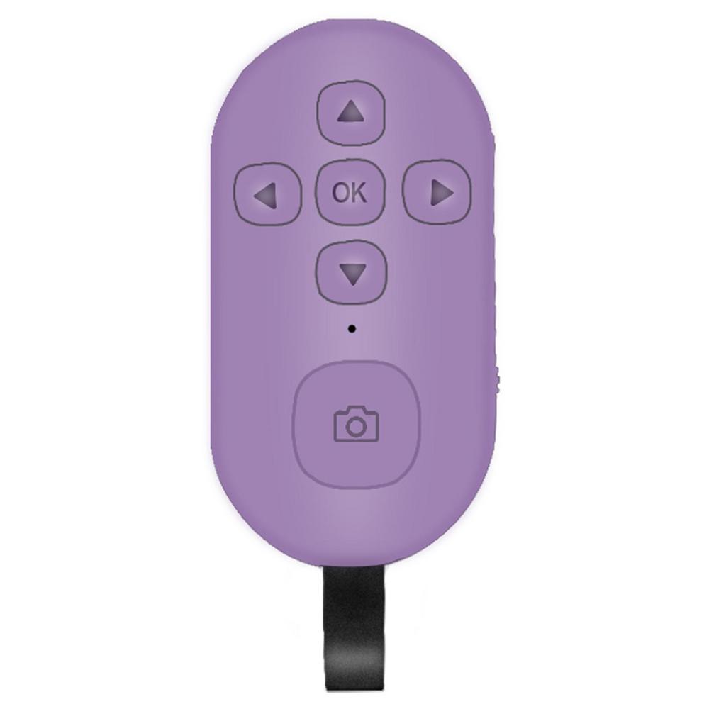 Purple Purple Camera Remote Shutter Battery Operated Cellphone Clicker