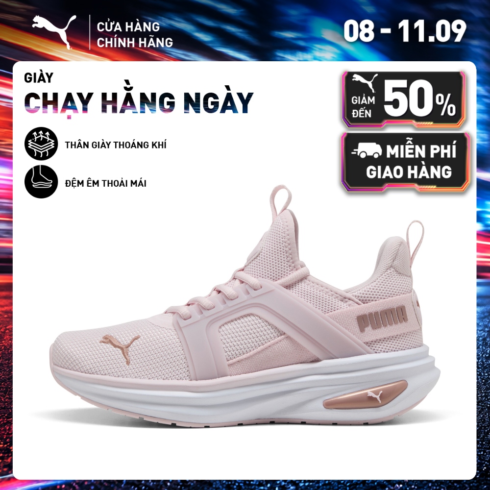 Giày Chạy Bộ PUMA Nữ Softride Enzo 6 Wns Powder Pink-Rose Gold-White Màu Hồng