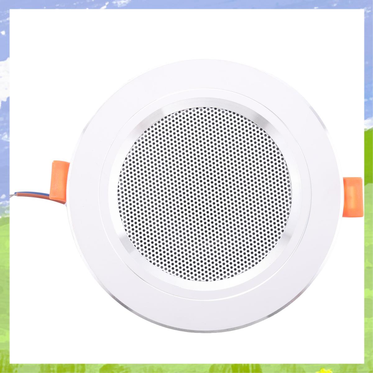 (UYNM) 8Ohm 10W Bathroom Ceiling Speaker Moisture-Proof In-Ceiling Speaker Background Music System