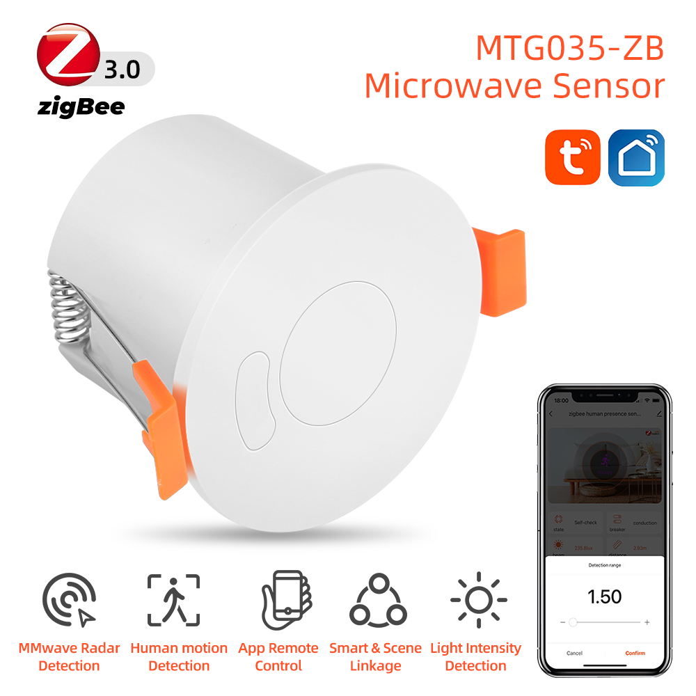 Bahagiha❤️‍🔥Tuya ZigBee Wifi 24G Con Người cảm biến hiện diện Ánh Sáng Chiếu Sáng Độ Sáng Cảm Biến Mmmwave Cảm Biến Con Người Micro cảm biến chuyển động Tĩnh Cảm Biến cảm biến chuyển động PIR