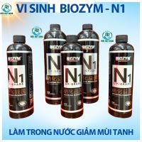 Vi Sinh Sống. Biozym N1 500ml- 1000ml Phân Hủy Amoniac làm trong Nước giảm mùi hôi tanh Thủy Sinh