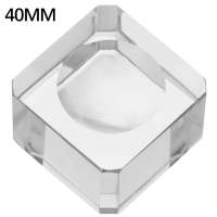 【COD&Fast Delivery】 Home Decoration Glass For Ball Glass Holder Ball Display Stand Crystal Sphere Base Transparent Support