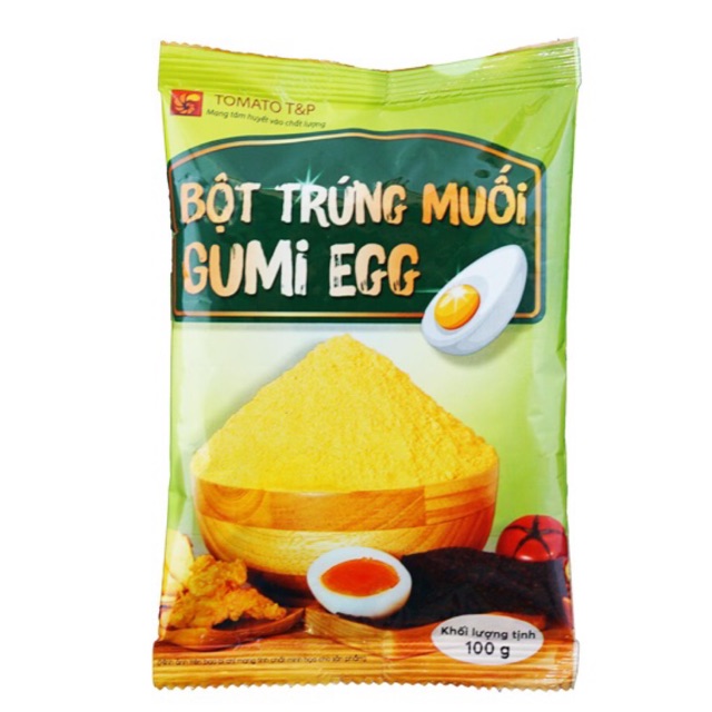 100g BỘT TRỨNG MUỐI LẮC VN TOMATO T&P Gumi Egg Salted Taste Powder