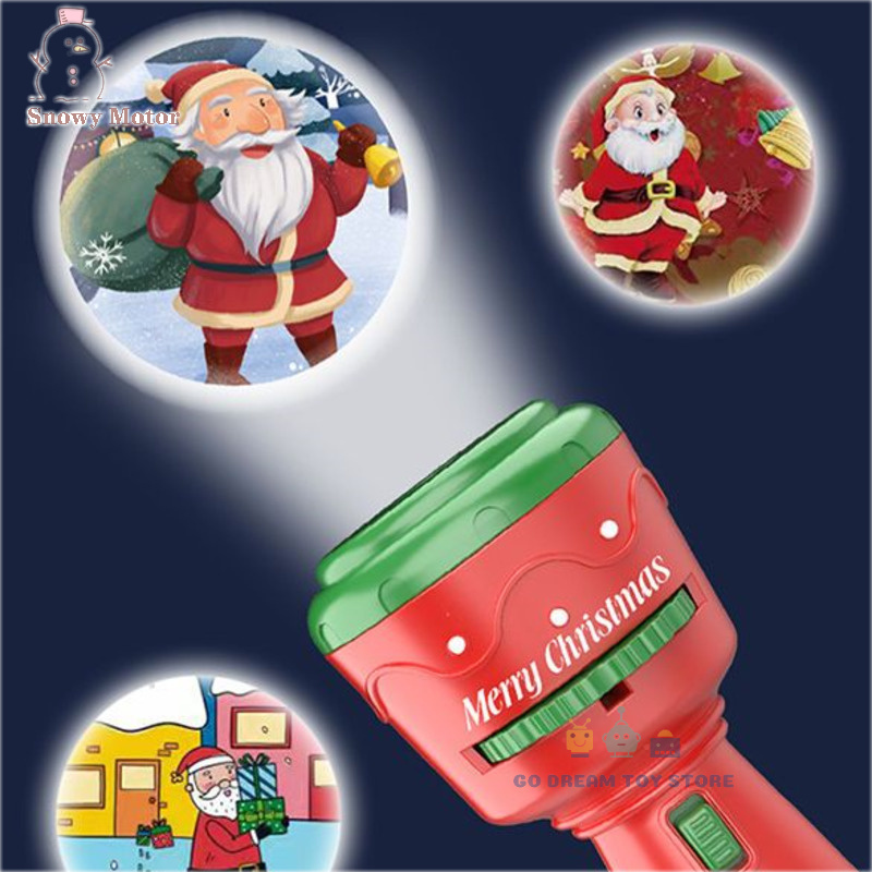 Christmas Flashlight Projector For Kids 24 Different Christmas Patterns