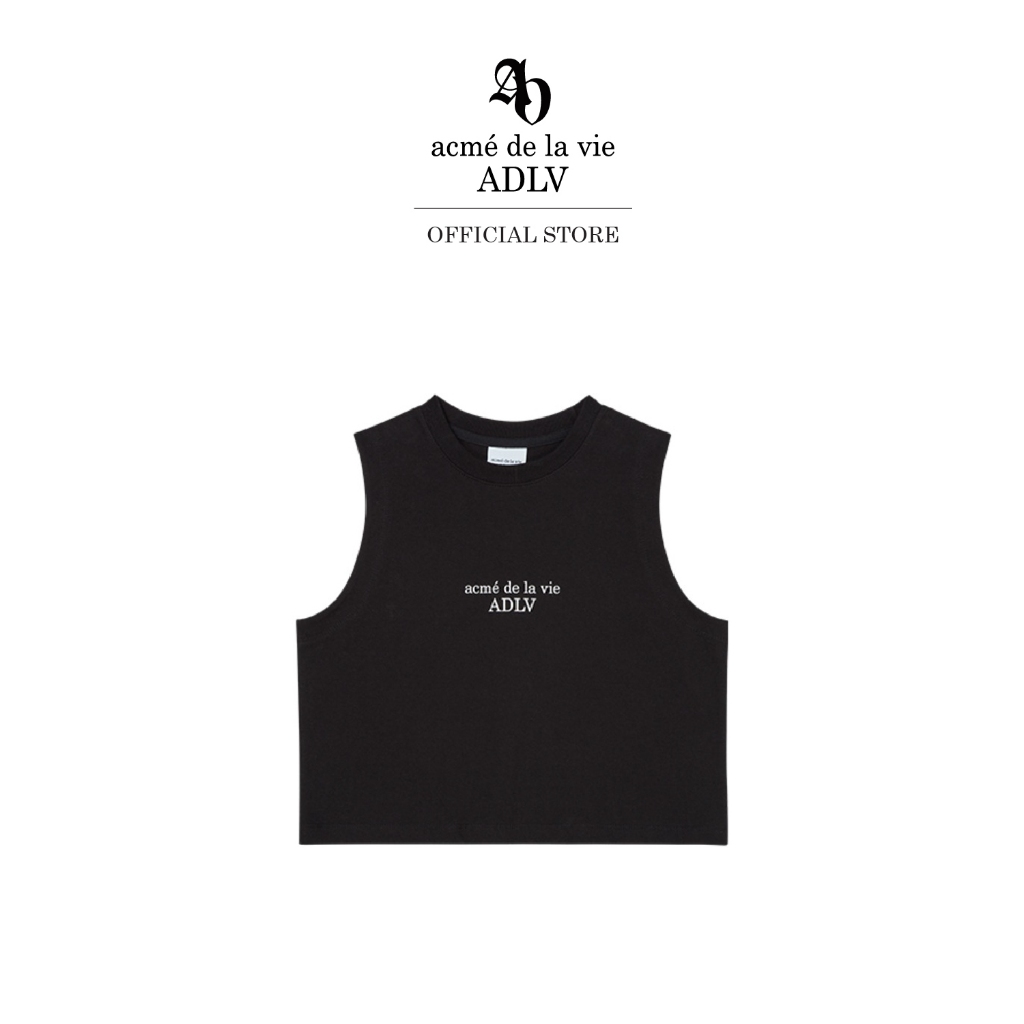 ADLV [acme de la vie] เสื้อครอป รุ่น Basic Logo Woman Crop Sleeveless Black (50011SBLSLF_S5BKXX) ราคา 1,800 บาท*ส่งฟรี