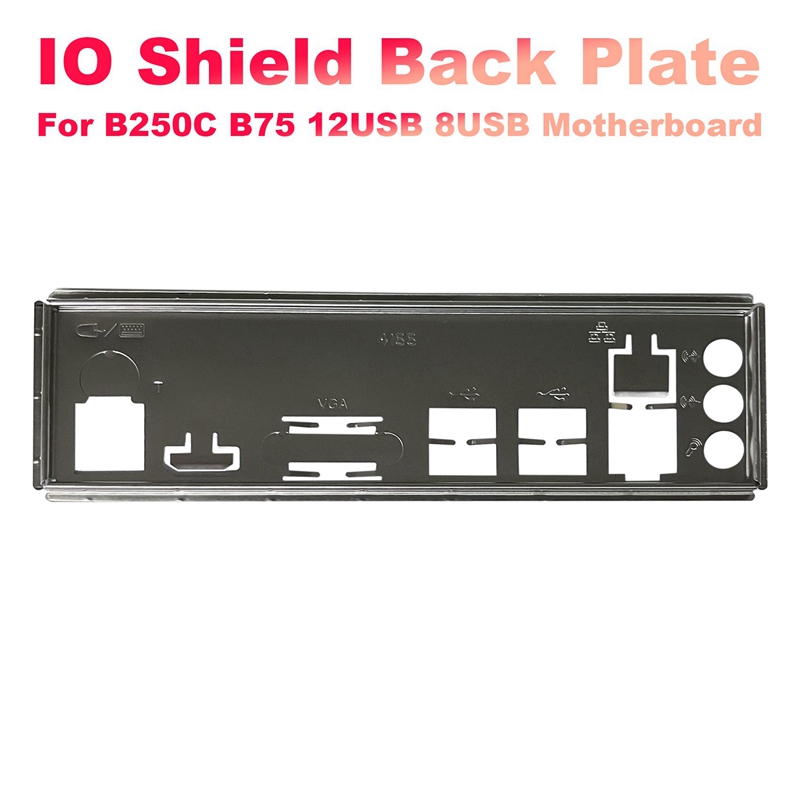 I/O Shield Per Schede Madri ASUS B75M-A, Z77-A, B75M-PLUS – Mascherina Nuova Senza Marca