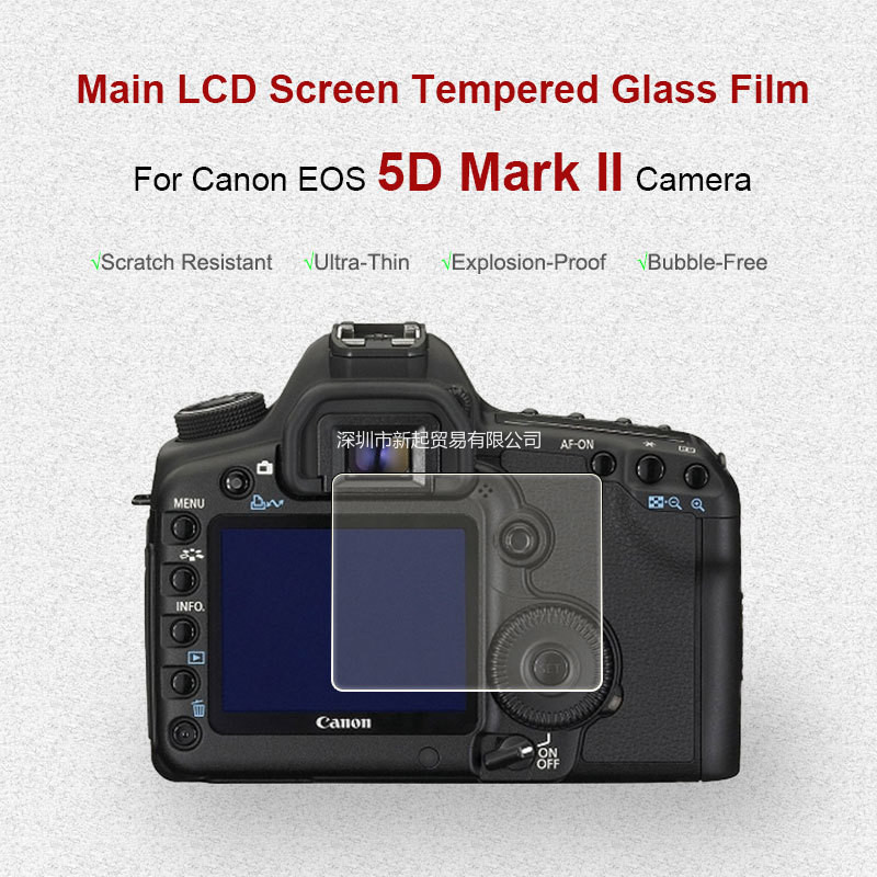 Bảo vệ màn hình camera cho Canon 5D Mark2 mark3 5D mark4 5DS 5dres 5D2 5D3 5D 4 Kính cường lực miếng