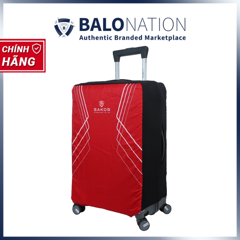 [CHÍNH HÃNG] Túi trùm vali gấp gọn SAKOS cao cấp, co giãn, chống trầy xước, trượt nước, bảo vệ hành lý du lịch