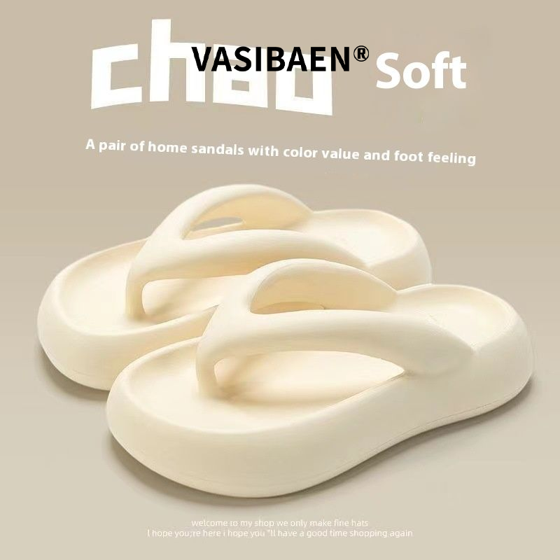 Vasibaen Dép Xỏ Ngón Nữ Giày đi biển đế dày siêu mềm mại thoải mái mặc hàng ngày dép