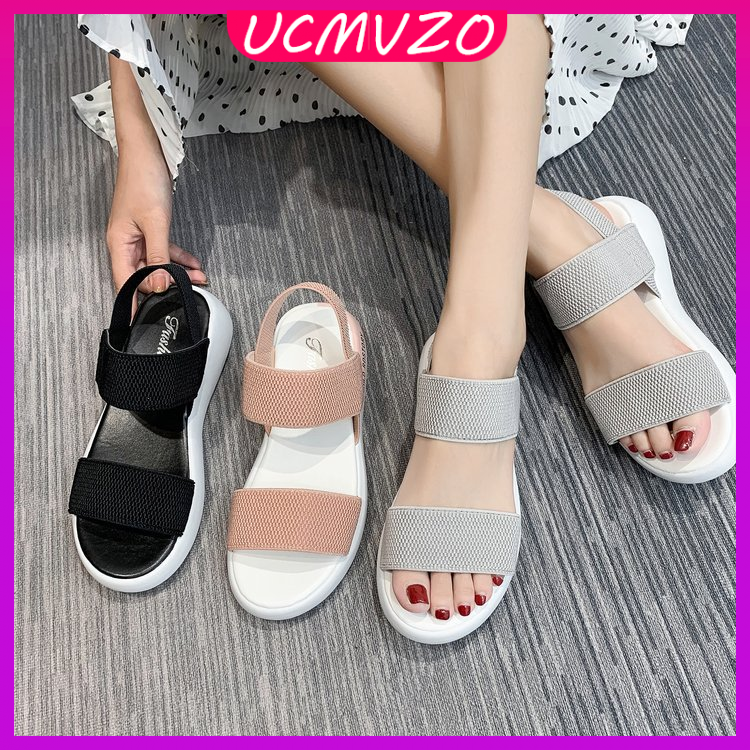 READY STOCK UCMVZO Women Flat Sandals Outdoor Ladies Soft Non-slip Sandal ราคา 494 บาท*ส่งฟรี