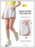 [BST Cooler & Closer] Quần Short Thể Thao Nữ YODY quần đùi 2 lớp Siêu Nhẹ, Thoáng Mát WAJT26S002