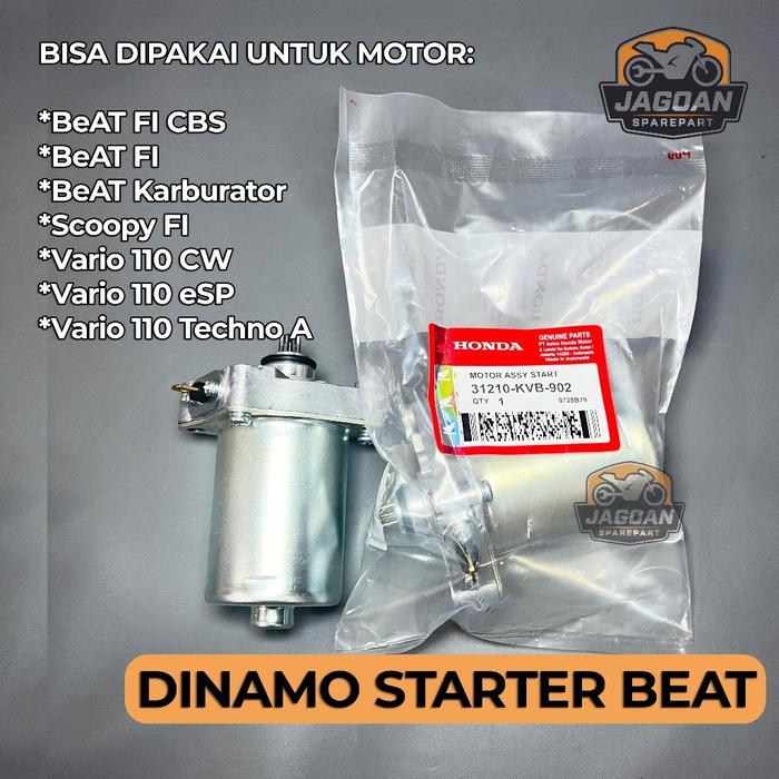 KVB DINAMO STARTER STATER BEAT FI KARBU VARIO FI KARBU 110 SCOOPY FI KARBU SPACY FI KARBU KVB - Elvoir Store Harga  209,000 Ringgit*Penghantaran Percuma