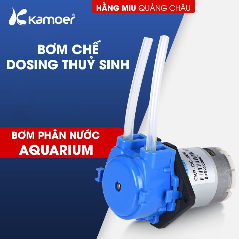 Bơm dosing diy thuỷ sinh phân nước, bơm nhu động, bơm hoá chất mini cao cấp 12v lưu lượng 50ml/s